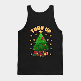 Turn Up Christmas Tank Top